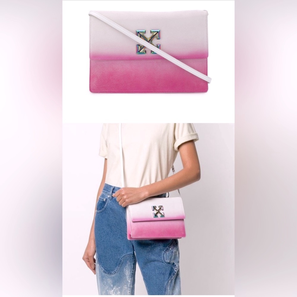 Off-White Jitney ombre cross body/clutch